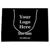 Aangepast zwart-wit je Logo hier Groot Cadeauzakje (Voorkant)