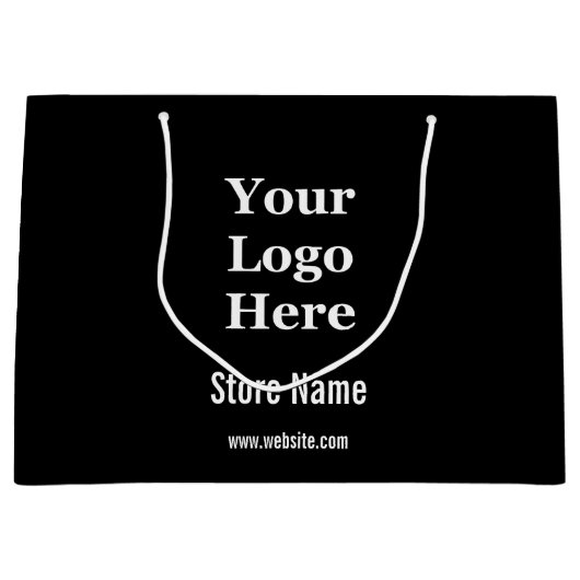 Aangepast zwart-wit je Logo hier Groot Cadeauzakje (Voorkant)
