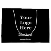 Aangepast zwart-wit je Logo hier Groot Cadeauzakje (Achterkant)
