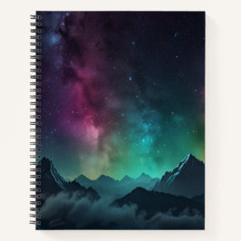 Aangepast zwart-wit monogram schetsboek notitieboek