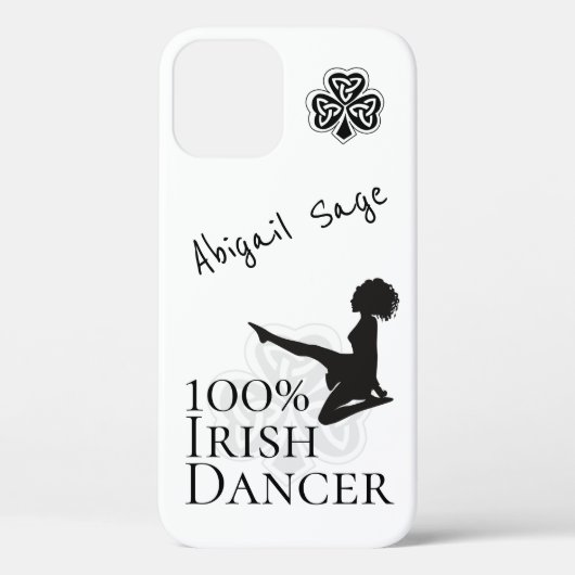 Aangepaste 100% Ierse danseres Soft Shoe Dance Case-Mate iPhone Case (Achterkant)