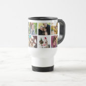 Aangepaste 10 foto's Collage Reisbeker (Voorkant rechts)