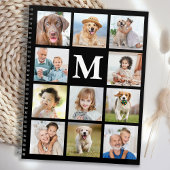 Aangepaste 11 foto Collage Trendy Emerald Green Planner