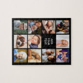 Aangepaste 11 fotocollage legpuzzel (Horizontaal)