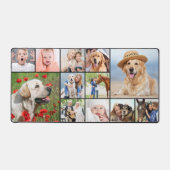 Aangepaste 12 Fotocollage Modern Eenvoudig Bureaumat (Voorkant)