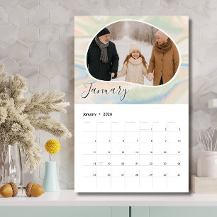 Aangepaste 12-maanden foto-agenda – Cadeau voor gr Kalender
