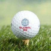 Aangepaste 12 pack golfballen met wereld wereldbol (Insitu Shirt)