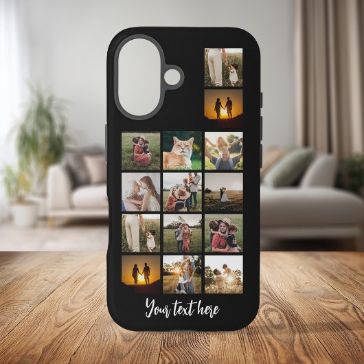 Aangepaste 14 foto-collage Case-Mate iPhone case