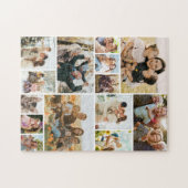 Aangepaste 14 foto collage legpuzzel (Horizontaal)