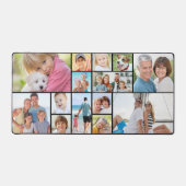 Aangepaste 14 Fotocollage Modern Eenvoudig Bureaumat (Voorkant)
