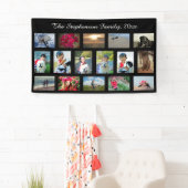 Aangepaste 16 Photo Collage Horizontale Afbeelding Spandoek (Insitu)