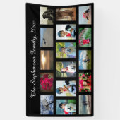 Aangepaste 16 Photo Collage Horizontale Afbeelding Spandoek (Verticaal)