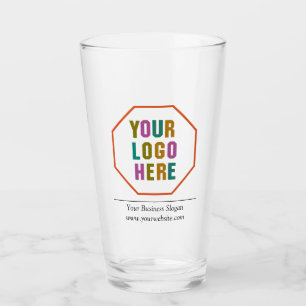 Aangepaste 16oz pint glas met uw aangepaste logo