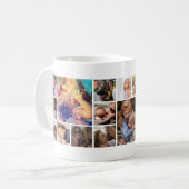 Aangepaste 19 vierkante foto-inkling koffiemok (Voorkant links)