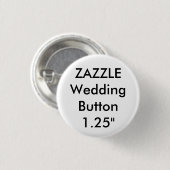 Aangepaste 1,25-inch ronde Button voor bruiloft (Voorkant /achterkant)