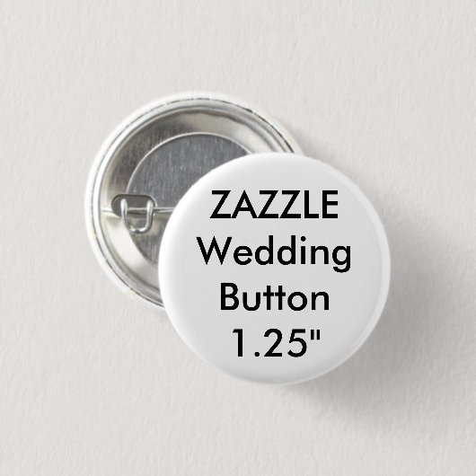 Aangepaste 1,25-inch ronde Button voor bruiloft (Voorkant /achterkant)