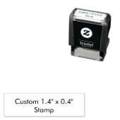 Aangepaste 1.4" x 0.4" Stempel (In situ)