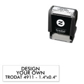 Aangepaste 1,4" x 0,4" Trodat 4911 Zelfinktstempel Zelfinktende Stempel (In situ)