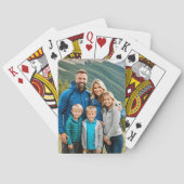 Aangepaste 1 fotofamilie pokerkaarten (Achterkant)
