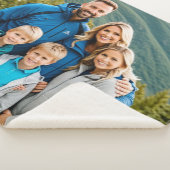 Aangepaste 1 fotofamilie sherpa deken (3/4)