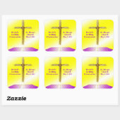 Aangepaste 1e-communitystickers vierkante sticker (Vel)