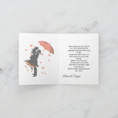 Aangepaste 1e Jubileum Kaart voor Man & Vrouw (Binnen)