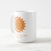 Aangepaste 2024 Eclipse Koffiemok (Voorkant links)