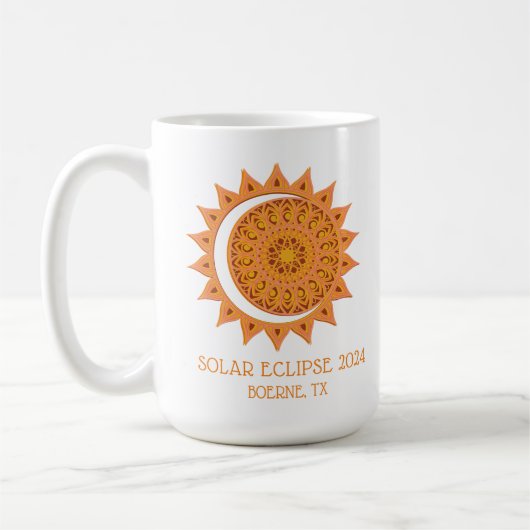Aangepaste 2024 Eclipse Koffiemok (Links)