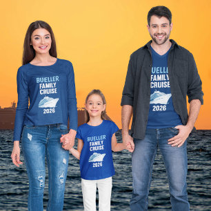 Aangepaste 2026 Familie Cruise Matching Groep Desi T-shirt