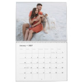 Aangepaste 2026 moderne koppel foto kalender (Jan 2027)