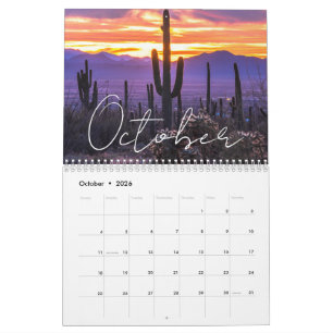 Aangepaste 2026 zonsondergangskalender Californië Kalender