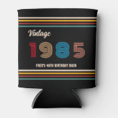 Aangepaste 20e 30e 40e 50e 60e 70 verjaardag Squad Blikjeskoeler (Voorkant)