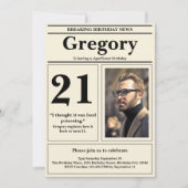 Aangepaste 21e verjaardag Grappig citaat Retro Kra Kaart (Voorkant)