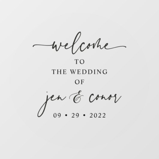 Aangepaste 24-inch Ronde-vensterbehuizing Raamsticker (Vel)