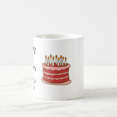 Aangepaste 25e verjaardag mok (Center)