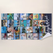 Aangepaste 28 fotokleuren voor aangepaste kleuren strandlaken (Voorkant)