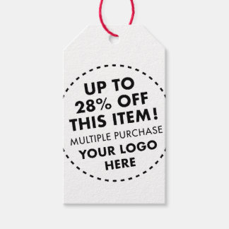 Aangepaste 28% OFF Bulk Kopen Kortingsrood Twintig Cadeaulabel