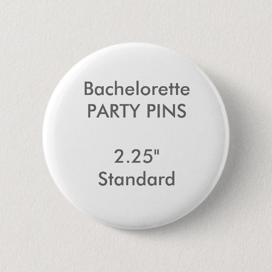 Aangepaste 2,25-inch standaard ronde Bachelorette- Button 5,7 Cm (Voorkant)