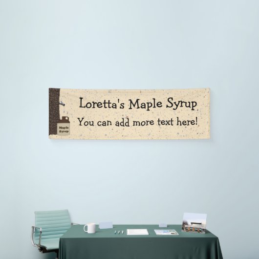 Aangepaste 2,5 x 8'-kantelbeveiliging met APLYPREP Spandoek (Beurs)