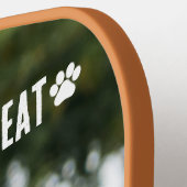 Aangepaste 2 Foto Huisdier Hond Pickleball Paddle (Links Detail)