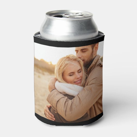 Aangepaste 2 foto-sjabloon met dubbelzijdige selec blikjeskoeler (Blikje Voorkant)