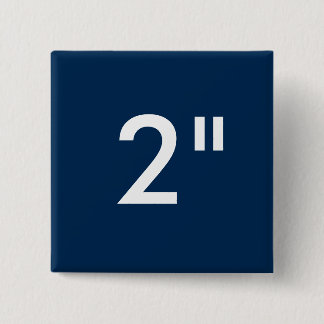 Aangepaste 2-inch vierkante Button, lege Sjabloon Vierkante Button 5,1 Cm
