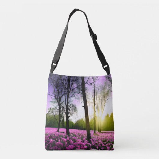 Aangepaste 2-zijdige Afbeelding gepersonaliseerde Crossbody Tas (Achterkant)