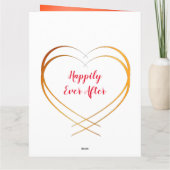 Aangepaste 35e bruiloft Jubileum kaart voor vrouw (Achterkant)