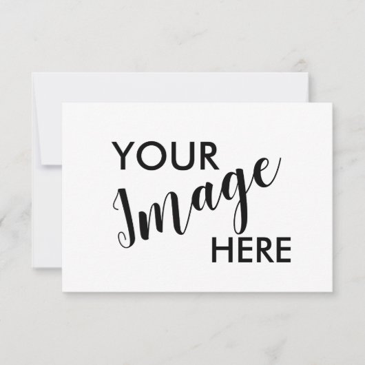 Aangepaste 3,5 x 5 inch horizontale kaart met enve (Voorkant)