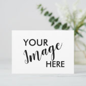 Aangepaste 3,5 x 5 inch horizontale kaart met enve (Staand voorkant)