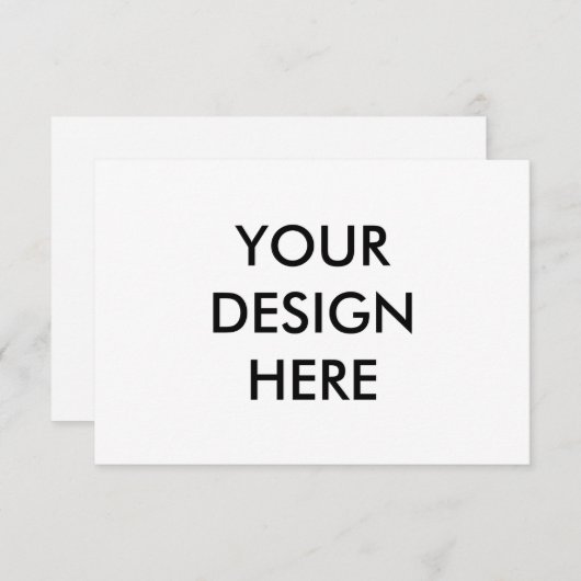 Aangepaste 3.5x5" Horizontale Responsekaart Afdruk Bedankkaart (Voorkant / Achterkant)