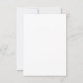 Aangepaste 3.5x5 matte platte uitnodigingen | pers (Voorkant)