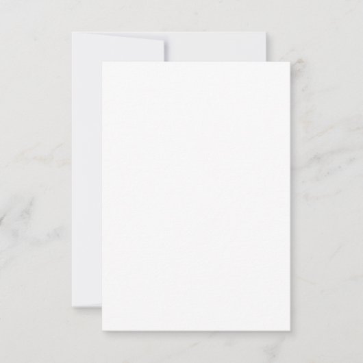 Aangepaste 3.5x5 matte platte uitnodigingen | pers (Voorkant)