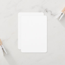 Aangepaste 3,5x5 matte uitnodigingen | Afgeronde h